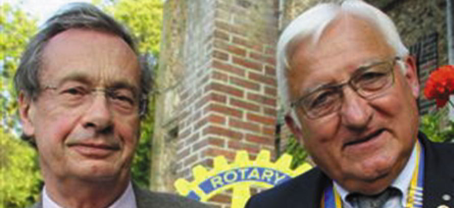 rotary change president