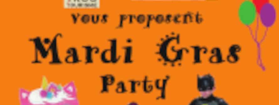 affiche mardi gras troo banniere