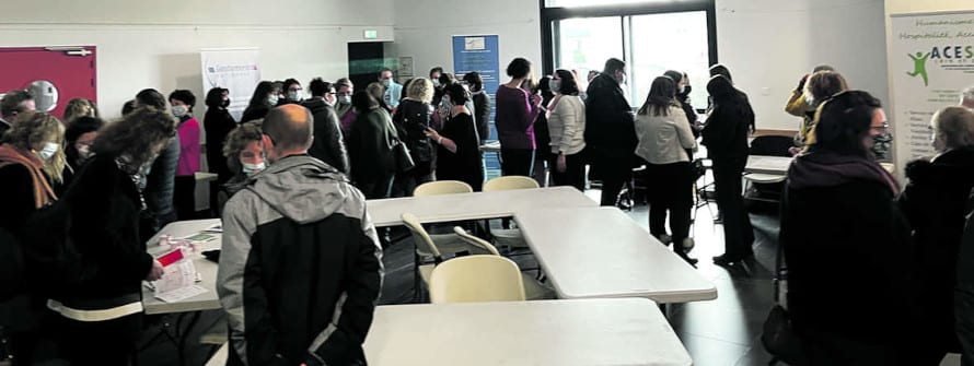 un forum ou chaque associations a pu rentrer les differents acteurs banniere