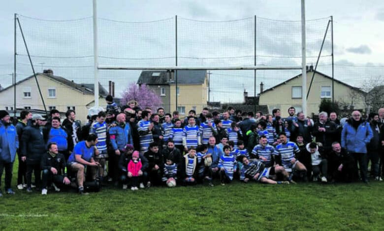tout le club ou presque sous les poteaux lors de la victoire de vendome le 13 mars dernier avant
