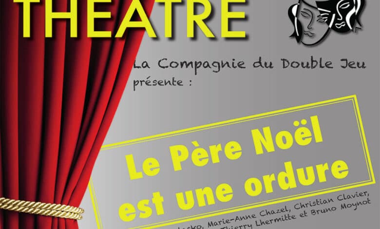 affiche theatre double jeu avant