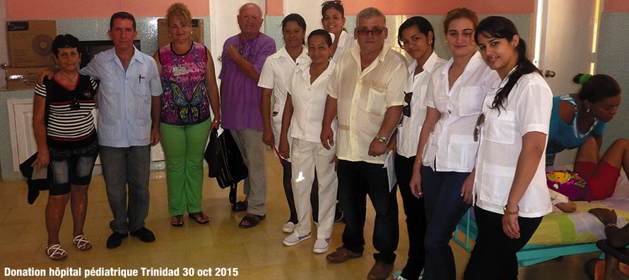 DONATION HOPITAL PEDIATRIQUE TRINIDAD 30 OCT 2015