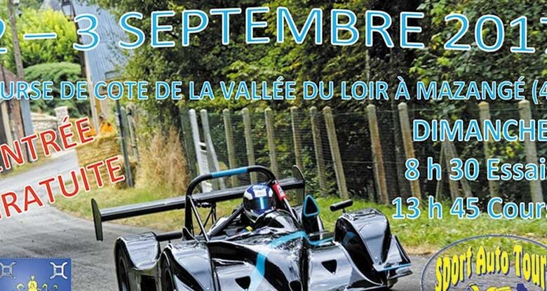 11e course de côte ; Sport auto Tours ; Vallée du Loir