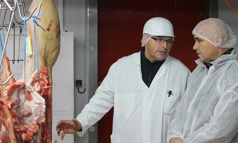 Nicolas Perruchot ; abattoirs du Perche Vendômois