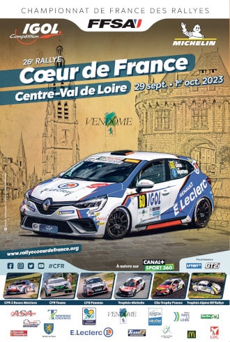 affiche 2023 rallye coeur de france 1