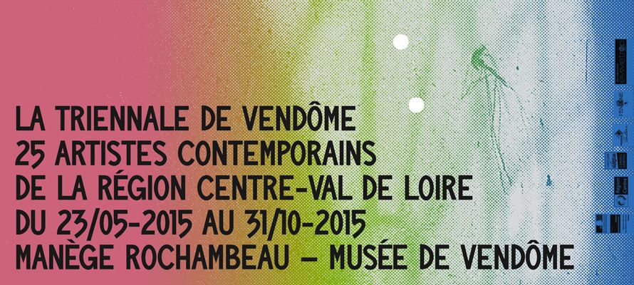 affiche Triennale de Vendoome bandeau