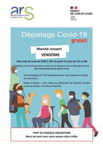 affiche depistage vendome