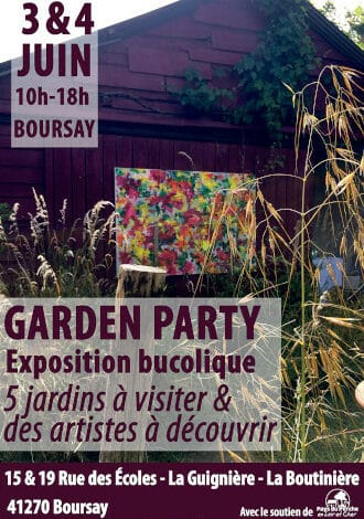 affiche garden party avant