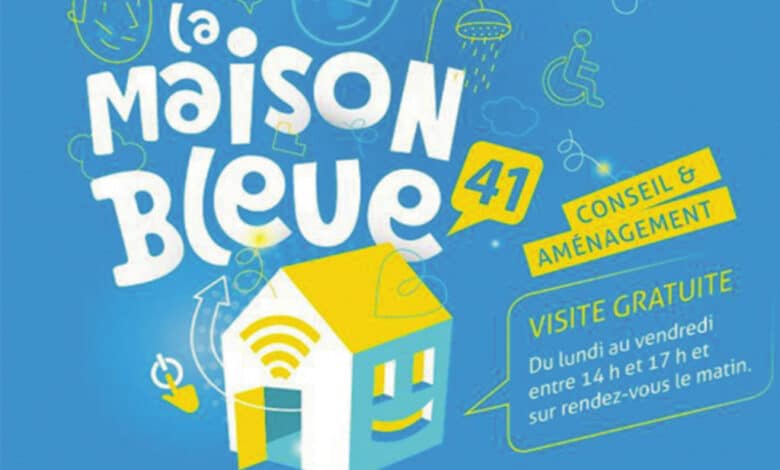 affiche maison bleue41 avant
