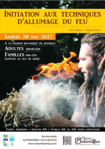 affiche stage allumage du feu