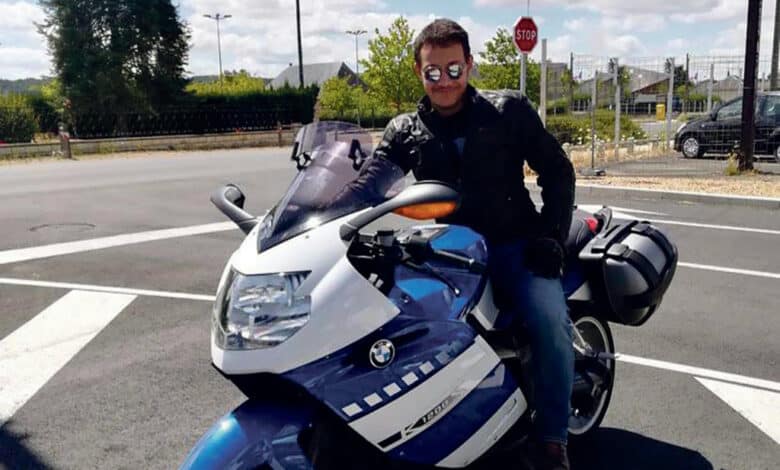 bastien ne lachera pas le guidon de sa moto cet hiver avant