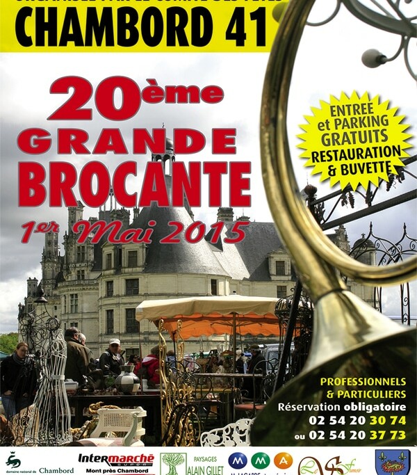 20e grande brocante de Chambord mai 2015
