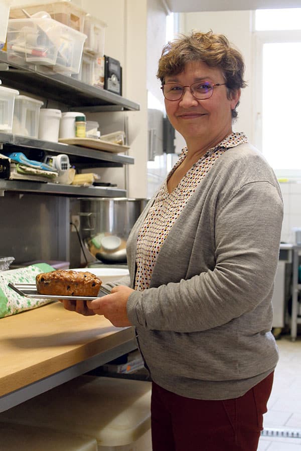 claire glatigny et son stollen de noel