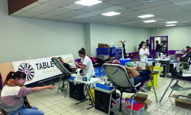 don du sang a la salle de lusv ua en 2023