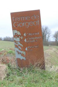 ferme de gorgeat panneau