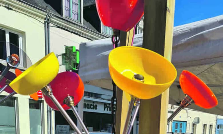 la chartre lampe recyclee 2 avant