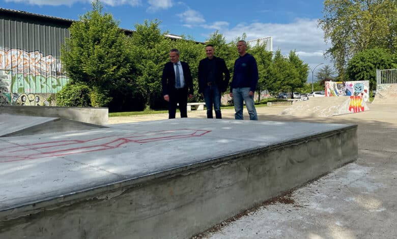 laurent brillard jimmy marcilly et gaetan troullebout devant cette nouvelle structure 1