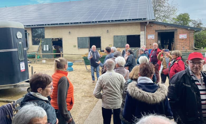 le groupe avf en visite aux bellezeveries avant
