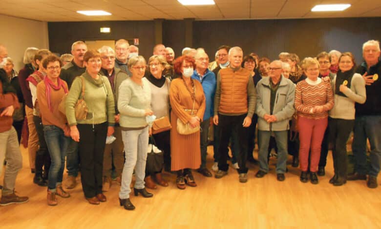 lors de lag photo de groupe avant