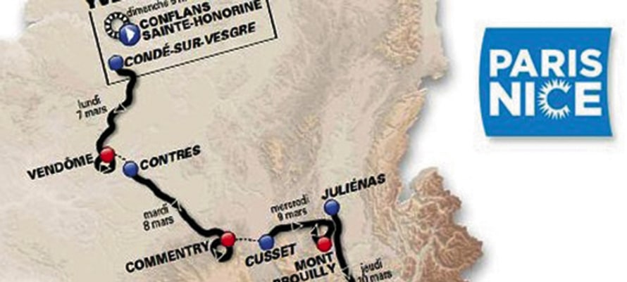 paris nice avec carte et logo