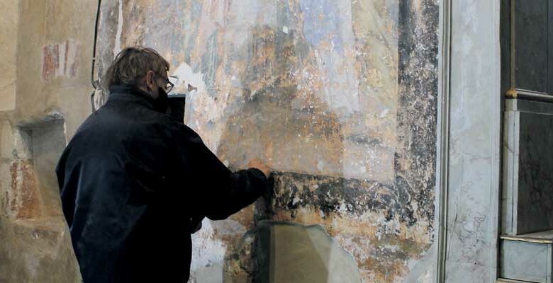 peintures areines eglise