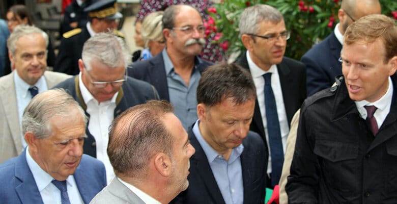 Jacques Mézard ; Laura Flessel